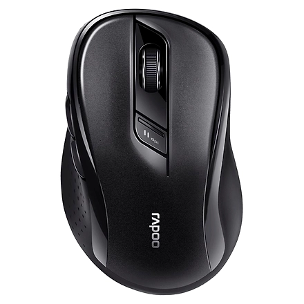 Rapoo Bluetooth Wireless Mouse, M500G Multi Mode Bluetooth 5.0 &amp; 3.0 Mouse 2.4G Wireless Portable Silent Mouse with USB Receiver, Adjustable DPI for Laptop, MacBook, PC, Windows, Tablet,Black-1113