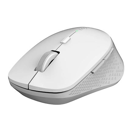 Rapoo M300 Silent Wireless Mouse 1600 DPI Sensor 9 Months Battery Life Quiet Buttons Ergonomic for Right-Handed PC &amp; Mac, 3 Years Warranty - Grey-1091