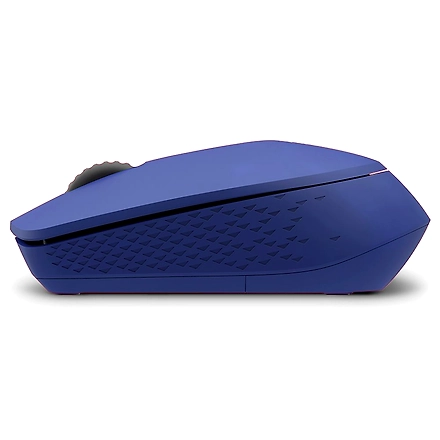 Rapoo M100 Ultra Silent Wireless Mouse With Bluetooth Multi-Device Connectivity Upto 3 Devices, Ergonomic Design, 1300 DPI &amp; 10 Meter Range for PC/Laptop/MacBook/Tablet Phones, 3 Years Warranty - Blue-2