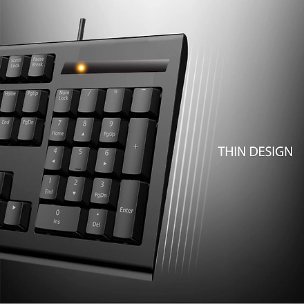 Rapoo NK2600 Spill Resistance Wired USB Keyboard-4