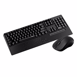 rapoo x1960 wireless optical mouse & keyboard spill resistance multimedia hotkeys 1000dpi black