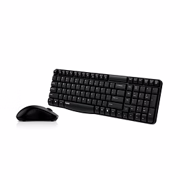 rapoo x1810 2.4ghz wireless optical keyboard & mouse combo, 10 meter transmission range, spill-resistant design, 1000 dpi mouse, fn keys, 12 multimedia functions, 3 years warranty - white