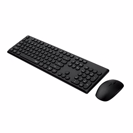 rapoo x260 wireless keyboard and mouse combo set 2.4 ghz with type writer key