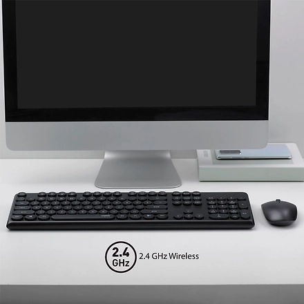 Rapoo X260 Wireless Keyboard and Mouse Combo set 2.4 Ghz with Type Writer Key-4