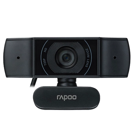 HD Webcam with Microphone, RAPOO C260 USB 1080P , Built-in Dual Noise Reduction Mics, 95-degree Wide Angle, Zoom/Skype/Teams, Conferencing and Video Calls-1137