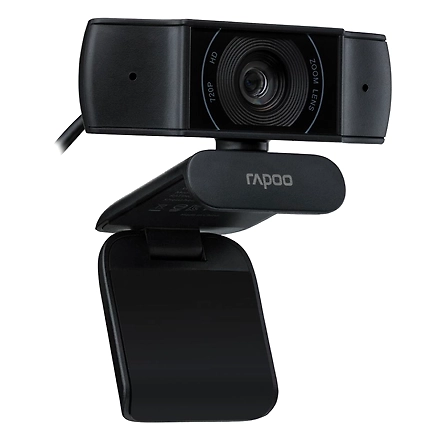 HD Webcam with Microphone, RAPOO C260 USB 1080P , Built-in Dual Noise Reduction Mics, 95-degree Wide Angle, Zoom/Skype/Teams, Conferencing and Video Calls-1