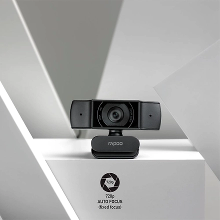 HD Webcam with Microphone, RAPOO C260 USB 1080P , Built-in Dual Noise Reduction Mics, 95-degree Wide Angle, Zoom/Skype/Teams, Conferencing and Video Calls-3
