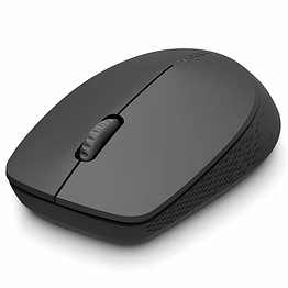rapoo m100 ultra silent wireless mouse with bluetooth multi-device connectivity upto 3 devices, ergonomic design, 1300 dpi & 10 meter range for pc/laptop/macbook/tablet phones, 3 years warranty - drak grey