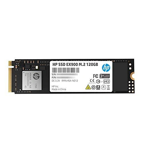 HP EX900 M.2 120GB PCIe 3.1 x 4 NVMe 3D TLC NAND Internal Solid State Drive (SSD)-2YY42AA-1