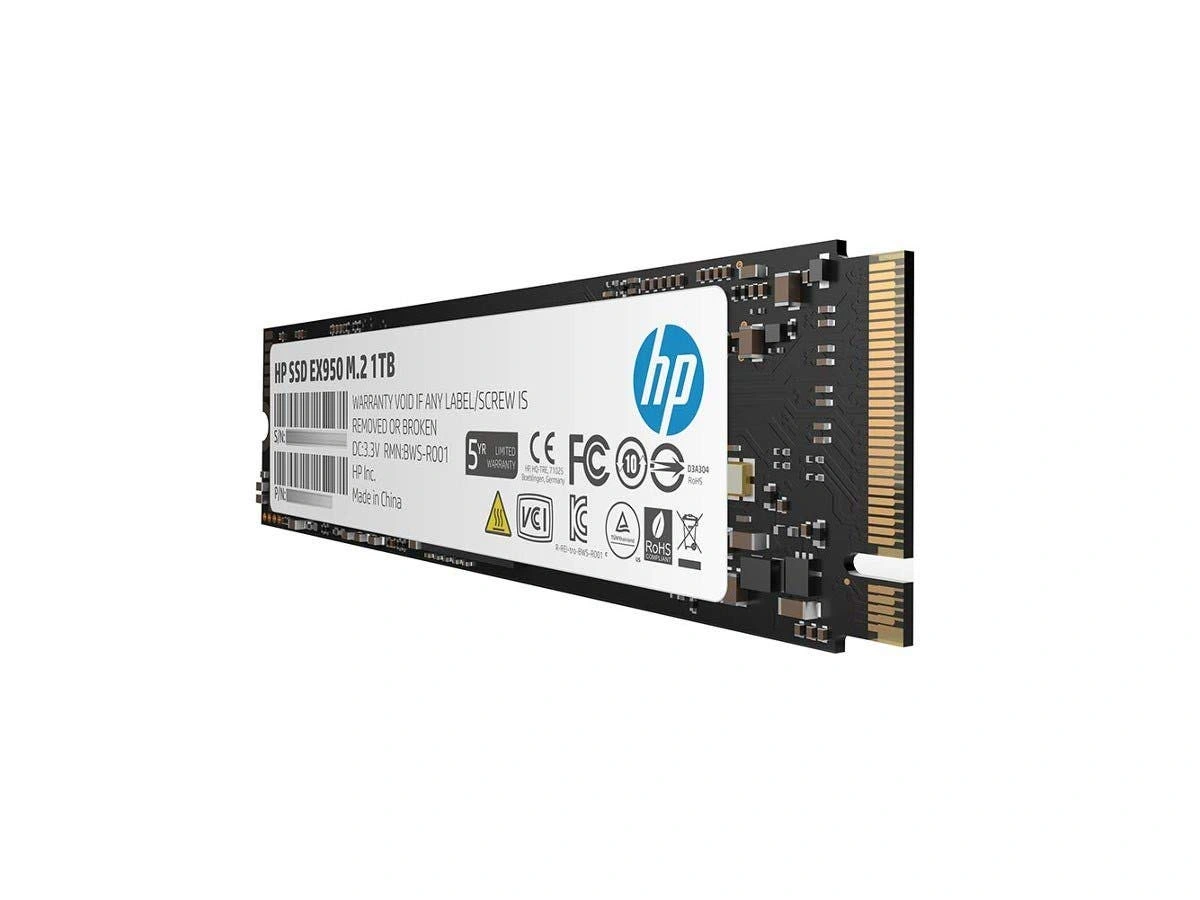 HP EX900 M.2 1TB PCIe 3.1 x 4 NVMe 3D TLC NAND Internal Solid State Drive (SSD)-1