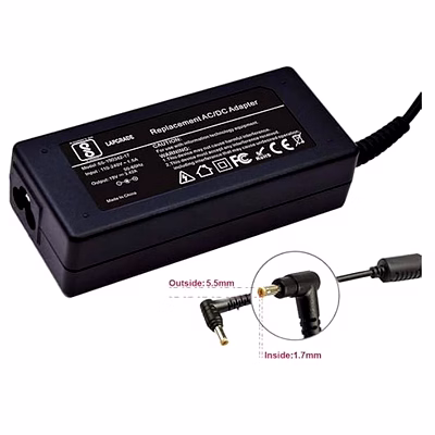 lapgrade charger for acer 19v 3.42a 65w 3.0*1.1mm