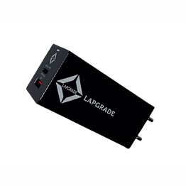 lapgrade 65w gan tiny charger (black) with type c cable