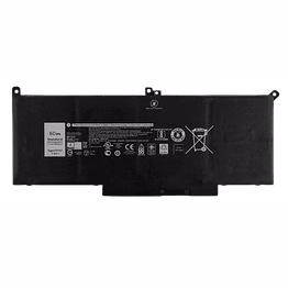 lapgrade battery for dell latitude 7280 7290 7380 7390 7480 4cell 60whr battery-f3ygt
