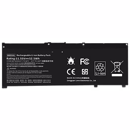 lapgrade battery for hp gaming pavilion 15 omen 15 series 11.55v 3500mahbattery-sr03xl