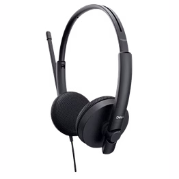 dell stereo wired on-ear headset- wh1022