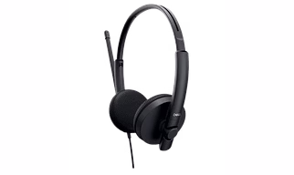 Dell Stereo Wired On-Ear Headset- WH1022