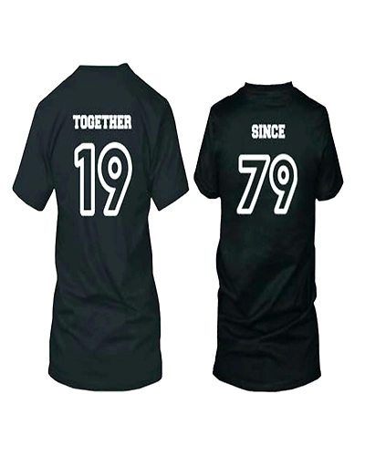 Half Sleeve Couple T-Shirt-90001017