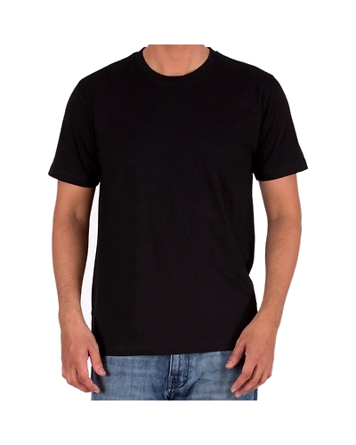 Half sleeve black plain t-shirt bulk quantity-1