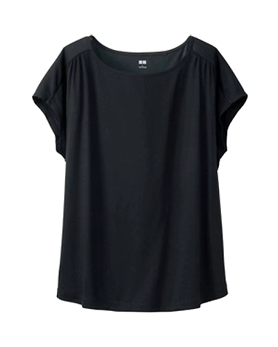 Drape Short Sleeve T-Shirt-280001117