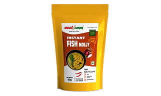 Instant Fish Molly (Kerala Fish Curry Mix - Pack of 4 )