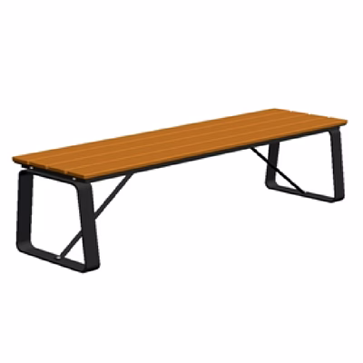 outopia evoke without backrest- linear bench
