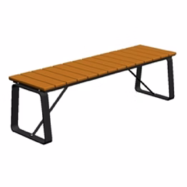 outopia evoke without backrest - vertical bench