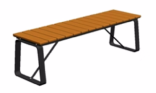 EVOKE WITHOUT BACKREST - VERTICAL BENCH