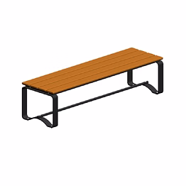 outopia evoke classic without backrest bench