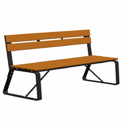 evoke with backrest - linear bench