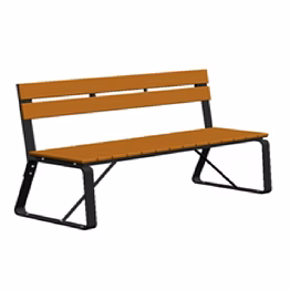 outo evoke with backrest - vertical and linear bench