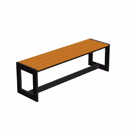 outopia quad1 without backrest - linear bench