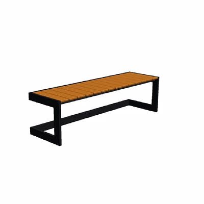 outopia quad 2 without backrest - vertical bench