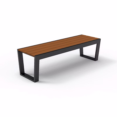 outopia allure with out backrest -linear bench