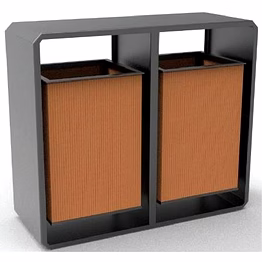 outopia double dustbin set-1(without inner bin)