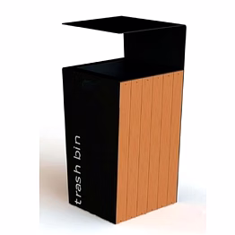outopia single dustbin - a2 (with inner bin)