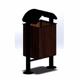 outopia single dustbin-4 (without inner bin)