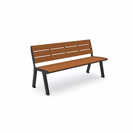outopia bohemian bench with backrest