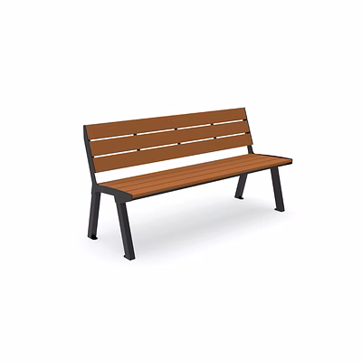 outopia bohemian bench with backrest