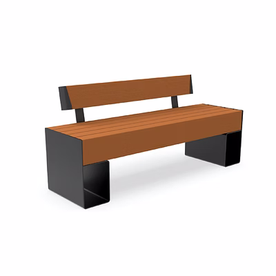 outopia folio bench with part backrest