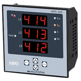 3 phase Motor Protection Relay (panel mount)