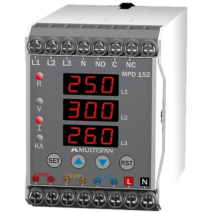 Motor Protection Device - without CT, din rail-12234616
