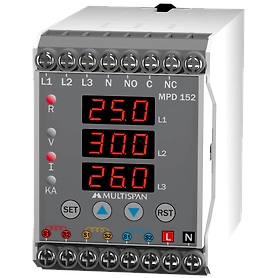 Motor Protection Devicev - with 30/60A CT (din rail)