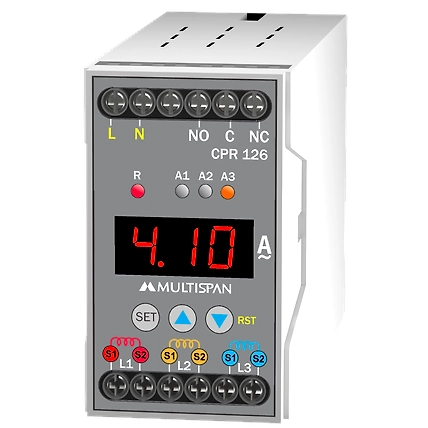 3 phase Current Protection relay - din rail (3CT)-12234826