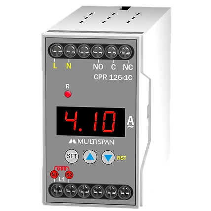 1 phase Current Protection relay - din rail-12234828