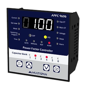 Automatic Power Factor Controller: 6 Stage