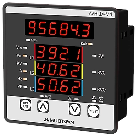 Multifunction Meter with KWH display & MODBUS