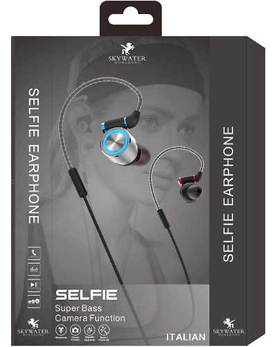 Skywater SELFIE Earphone -Black colour-1