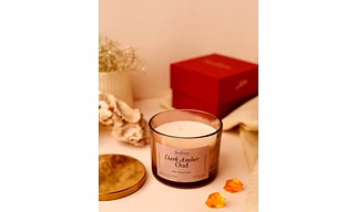 Dark Amber Oudh 3-Wick Candle