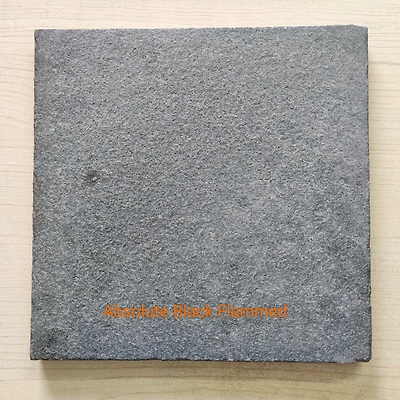Absolute Black Granite Flamed Tiles-3