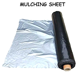 100% Virgin Silver Black Mulching Paper